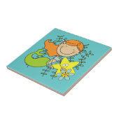 De Meermin van de roodharige Tegeltje (Zijkant)