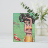 De Meermin van Koi - Briefkaart (Staand voorkant)