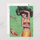 De Meermin van Koi - Briefkaart (Voorkant / Achterkant)