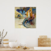 “De Meermin” van Warwick Goble Poster (Keuken)