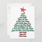 De meertalige GeboorteBoom van Feliz van de Kaart (Voorkant / Achterkant)