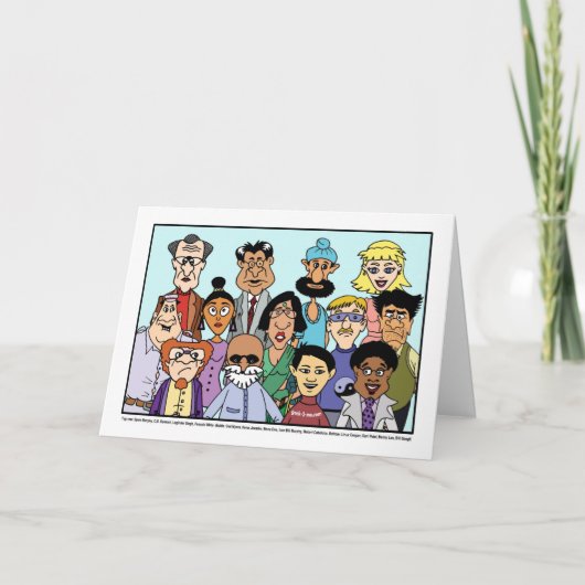 De meertalige Kaart van de Verjaardag! (Voorkant)