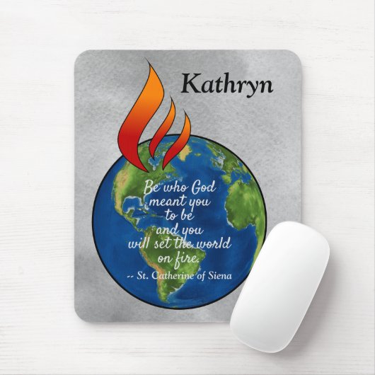 De meest beroemde St. Catherine van de Muismat van (Met muis)