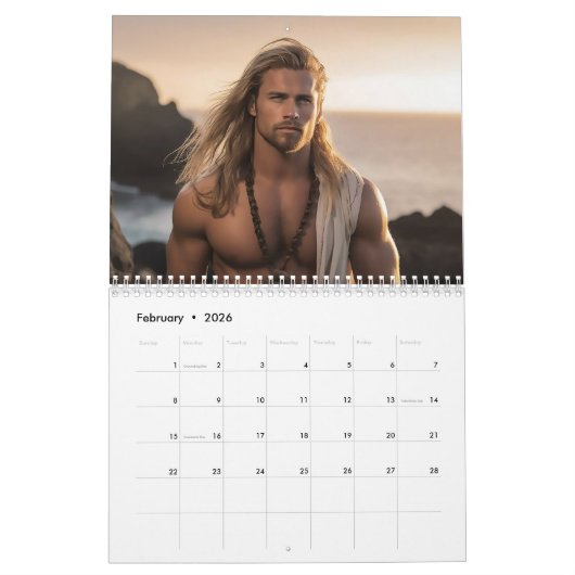 De meest brute macho 2024. kalender (Feb 2026)