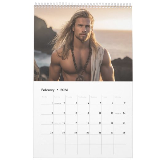 De meest brute macho 2024. kalender (Feb 2026)