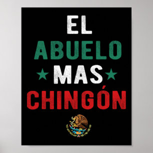 De Meest Chingon Grootvader Spaanse Leraren Vaderd Poster