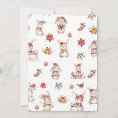 De meest fantastische 1e verjaardag Bunnies Kaart (Achterkant)