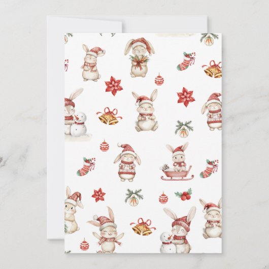 De meest fantastische 1e verjaardag Bunnies Kaart (Achterkant)