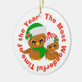 De meest fantastische eigenaar van de Time Holiday Keramisch Ornament (Links)