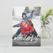 De meest fantastische foto van het Manuscript van Feestdagenkaart (Staand voorkant)