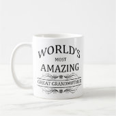 De meest fantastische grootmoeder ter wereld koffiemok (Links)