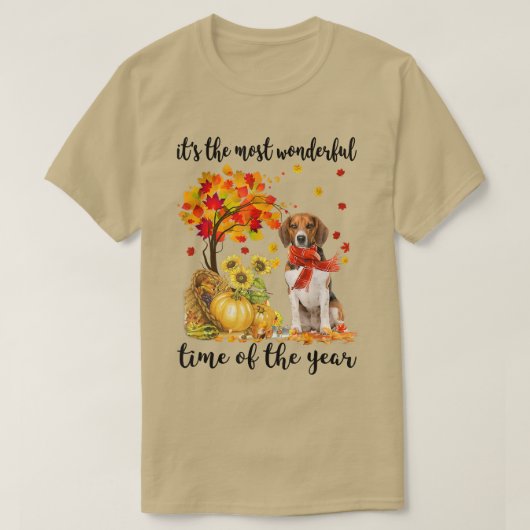 De meest fantastische herfst-tijd van de slagerij t-shirt (Design voorkant)