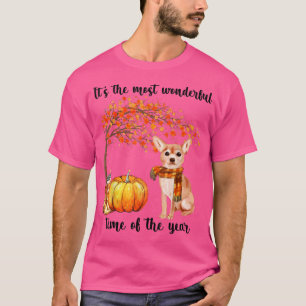 De meest fantastische herfsttijd van Chihuahua Sca T-shirt