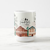 De meest fantastische kerst in het landschap van d koffiemok (Center)