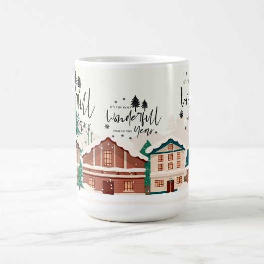 De meest fantastische kerst in het landschap van d koffiemok (Center)