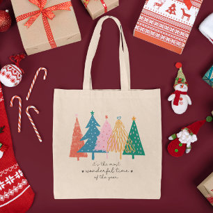 De meest fantastische kerstboomvakantie tote bag