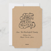 De meest fantastische kerstfeestdag feestdagenkaart (Achterkant)