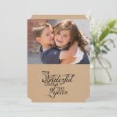 De meest fantastische kerstfeestdag feestdagenkaart (Staand voorkant)