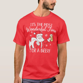De meest fantastische kersttijd voor een bierkerst t-shirt