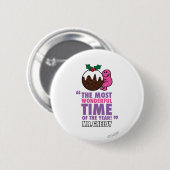 De meest fantastische tijd ronde button 5,7 cm (Voorkant /achterkant)