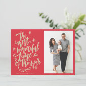 De meest fantastische tijd van de Dag van de Vakan Feestdagenkaart (Staand voorkant)