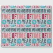 De meest fantastische tijd van de jaarlijkse vakan cadeaupapier (Vlak)