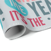 De meest fantastische tijd van de jaarlijkse vakan cadeaupapier (Rol Hoek)