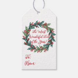 De meest fantastische tijd van de kerstnamen van h cadeaulabel