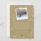 De meest fantastische tijd van de moderne foto van feestdagenkaart (Achterkant)