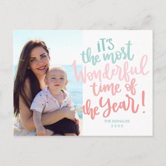 De meest fantastische tijd van het Jaar | Blue HOL Briefkaart (Voorkant)