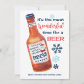 De meest fantastische tijd voor een prettige kerst feestdagenkaart (Voorkant)