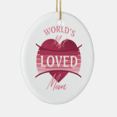 De meest geliefde moeder ter wereld keramisch ornament (Rechts)