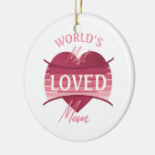 De meest geliefde moeder ter wereld keramisch ornament (Links)