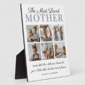 De meest geliefde moeders foto Plaque Fotoplaat (Zijkant)