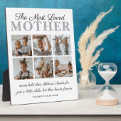 De meest geliefde moeders foto Plaque Fotoplaat (Zijkant)