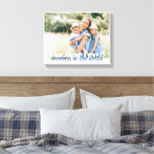 De meest geliefde Momma in de Wereld Foto Wrapped Canvas Afdruk (Insitu (Slaapkamer))