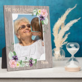 De meest geliefde Nana - de Rustische Waterverf Fl Fotoplaat (Zijkant)