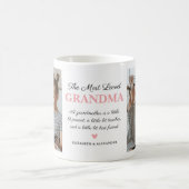 De meest geliefde oma 2 foto koffiemok (Center)