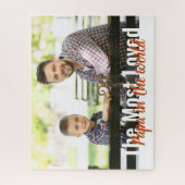 De meest geliefde Papa ter wereld Persoonlijke fot Legpuzzel (Verticaal)