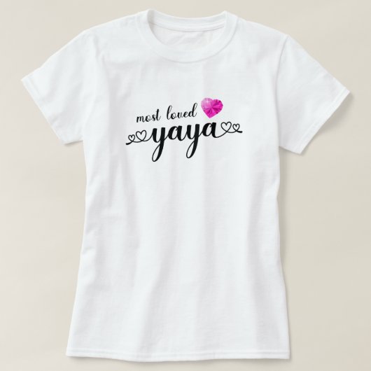 De meest geliefde YaYa T-shirt (Design voorkant)
