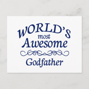De meest Geweldige godfather ter wereld Briefkaart