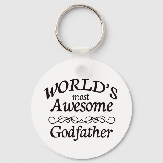 De meest Geweldige godfather ter wereld Sleutelhanger (Voorkant)
