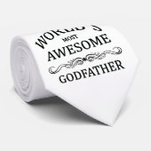 De meest Geweldige godfather ter wereld Stropdas (Opgerold)