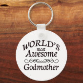 De meest Geweldige godmoeder ter wereld Sleutelhanger (Voorkant)