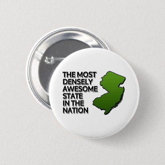 De meest Geweldige staat in Nation Ronde Button 5,7 Cm (Voorkant /achterkant)