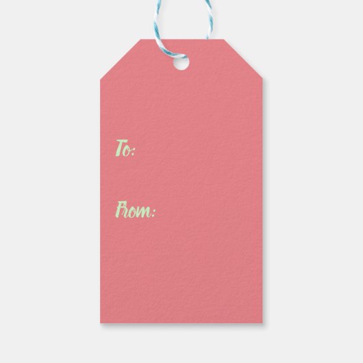 De meest kostbare cadeau flat vakantie Kaart Cadeaulabel (Achterkant)