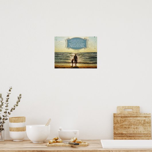 De meest kostbare gave die ouders kunnen geven poster (Keuken)