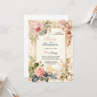 DE MEEST MODERNE EN ELEGANTE BLOEMEN BRUILOFT KAART