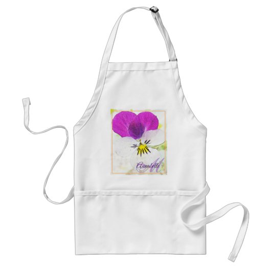 De meest nuttige ventilator - Viola-monogram Standaard Schort (Voorkant)