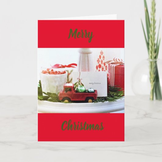 DE MEEST ONDERBROKEN TIJD VAN HET JAAR "CHRISTMAS" FEESTDAGEN KAART (Voorkant)